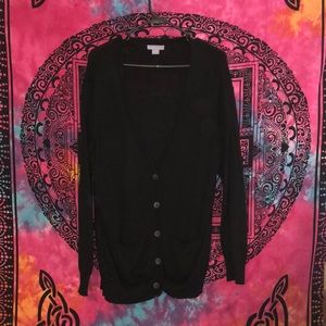 extra large laura scott black cardigan 🖤